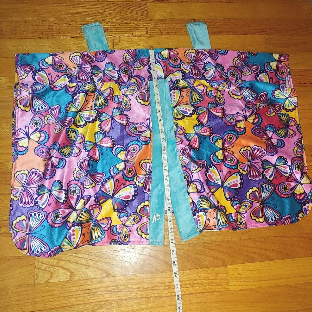 $5 Baby Canopy Car Seat Cover Fleece Butterflies